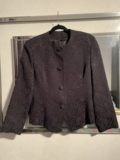 M&S Black Brocade Evening