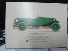 1926 Bentley 3 Litre Car Vanden Plas Large Art Print Hugh Evelyn Wooden Print 