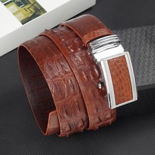 Real Crocodile Men's Skin Belt