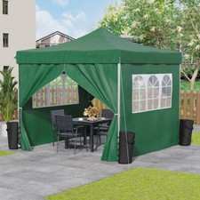 Pop Up Large Gazebo Marquee Canopy Outdoor Garden Party Wedding Tent Waterproof