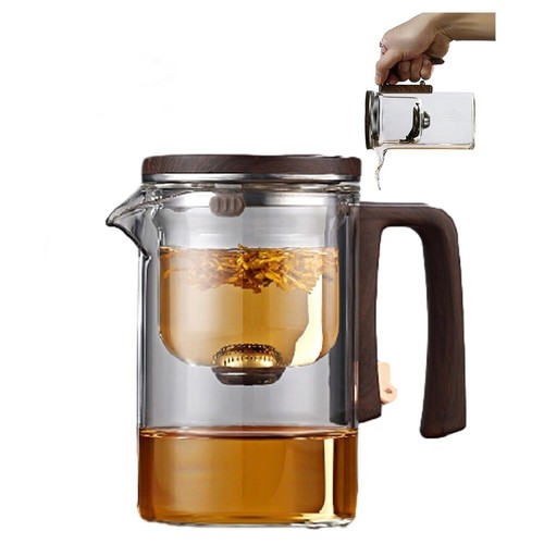 Glass teapot magnetic - glass,