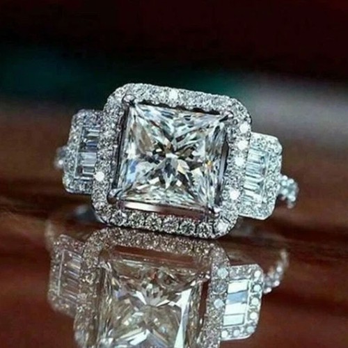 Princess cut lab created - princess,