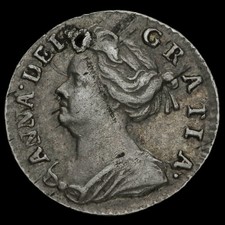 1710 Queen Anne Early Milled