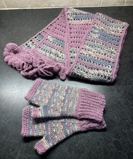 Crochet Long Scarf 190cm &