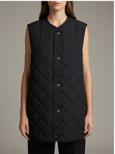 Arket women quilted - gilet, size