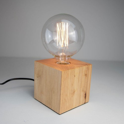 Dov wooden block - block, lamp