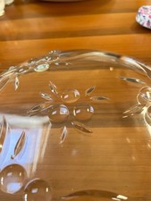 Large Clear Glass Serving