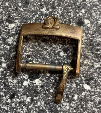 Vintage Yellow Gp Omega B Buckle 16mm Inner