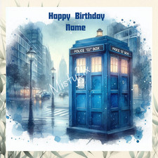 Personalised DR WHO Greeting