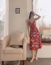 Lulus Midi Dress Floral