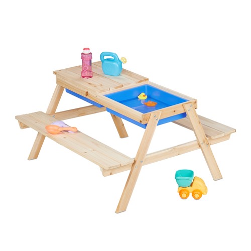 Children picnic bench play - picnic,