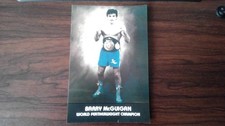 Barry McGuigan personalized autographed photo dedicated