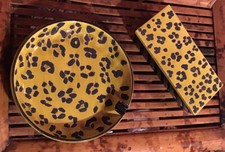 Vintage leopard print ceramic