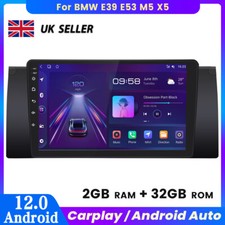 For BMW X5 E53 2000-2007 9" Car Stereo Radio GPS Sat Navi BT DAB+ EQ USB CARPLAY