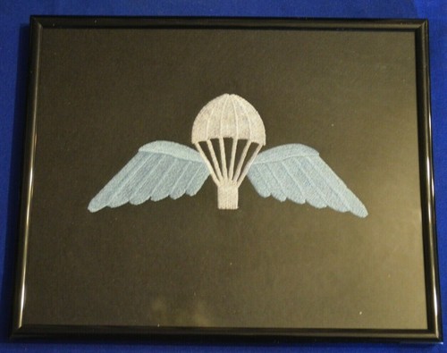 Military badges embroidered - embroidered, on