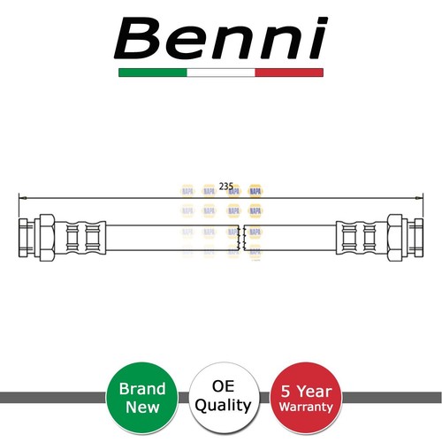 Brake hose rear - brake,