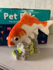 JOHN BESWICK GOLDFISH ORANGE & WHITE PET PALS RSPCA GLOSS PERFECT BOXED NEW