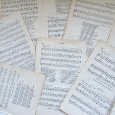 50 x Pages Of Vintage Music &