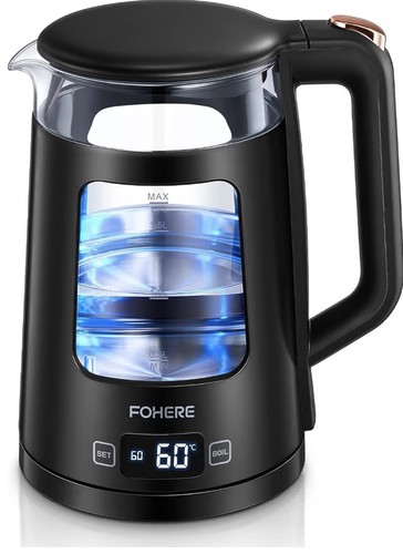 Glass electric kettle - 1.7l,