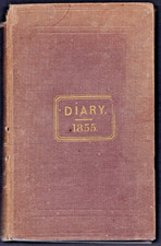 Victorian Schoolgirl's 1855 Diary - Sketches & 365 Daily Entries Social History