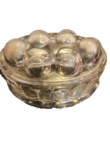 Glass jelly mould vintage - jelly,