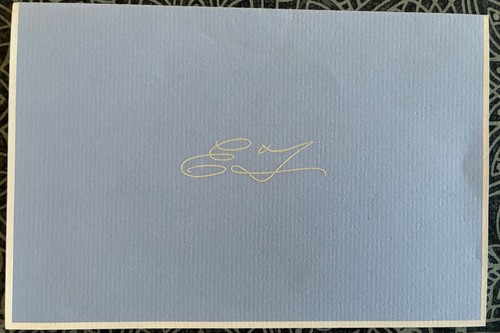 Elizabeth taylor signed - taylor, note