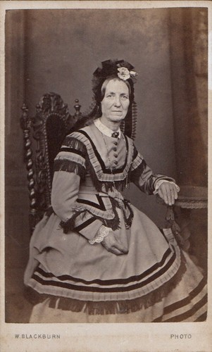 Sheffield cdv lady wonderful - sheffield,