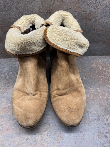 Manas brown suede - , heel