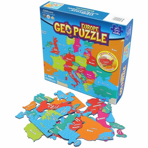 Europe geopuzzle puzzle - geopuzzle,