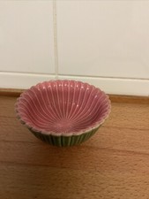 Vintage Wade Pink/Green Fluted