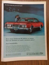 1967 Oldsmobile Delmont 88 Ad The Rocket Action Cars