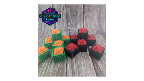 Clicky fruit crate fidget toy - crate,