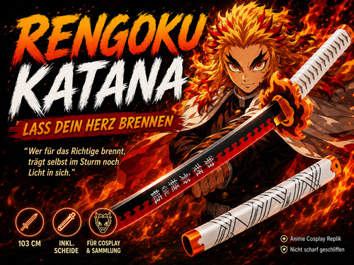 Kyojuro rengoku katana demon - rengoku,