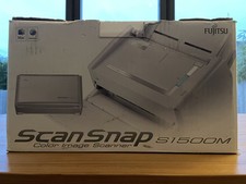 Fujitsu ScanSnap S1500M Document Scanner for Mac USB and Power cables included