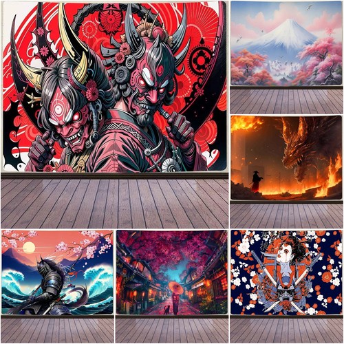Large japanese bushido wall - japanese,