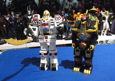 Power Rangers Super 7 Tigerzord & Dragonzord Ation Figures