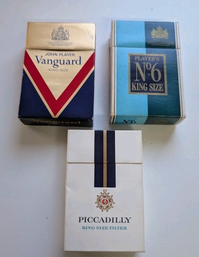 Vintage cigarette packets - vintage,