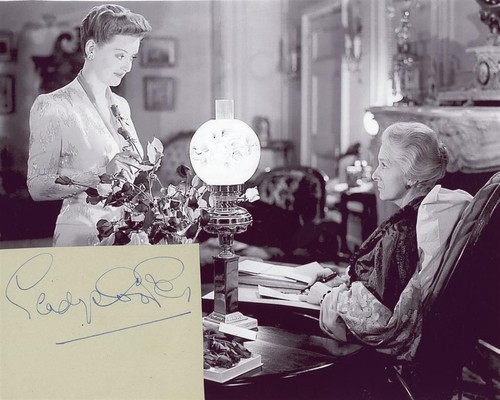 Gladys cooper vintage signed - cooper-,