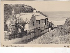 Portreath, Cornwall - Smugglers' Cottage - old post card