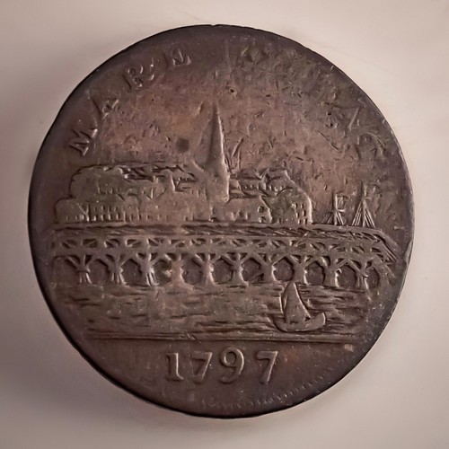 1797 montrose halfpenny token - montrose,