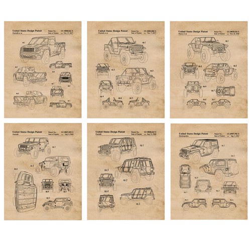 Classic dirt 4x4 trucks patent - dirt,