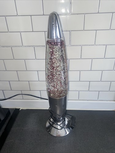 Rocket lamp pink glitter - pink,