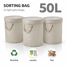 Laundry Sorting Bag with Lid