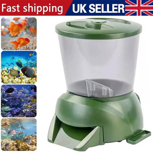 Automatic pond fish feeder - pond,
