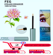 FEG Original Rapid Growth Serum 3ml EyeLash Enhancer Brush Liquid EyeLash Oil
