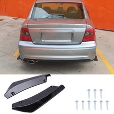 2X For Vauxhall Opel Vectra B Gloss Rear Bumper Spats Diffuser Spoiler Canards