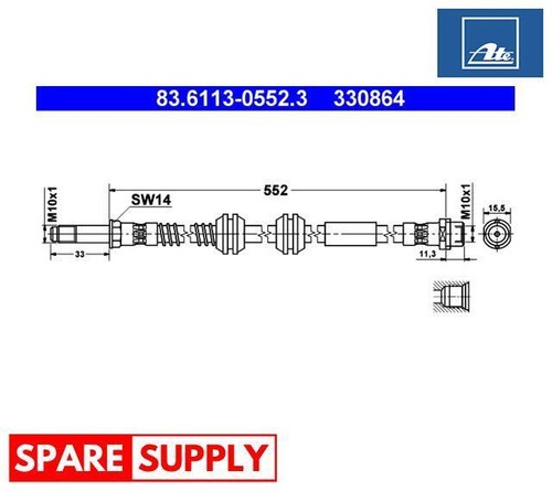 Brake hose for california - brake,