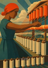 Vintage Russian World War WW2 Propaganda Stalin Lenin Retro Poster Wal Art A4