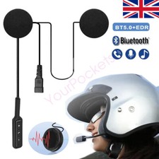 Motorbike Headphones Wireless Bluetooth Motorcycle Helmet Headset Speaker w/ Mic