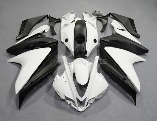 Matte white black - black, kit